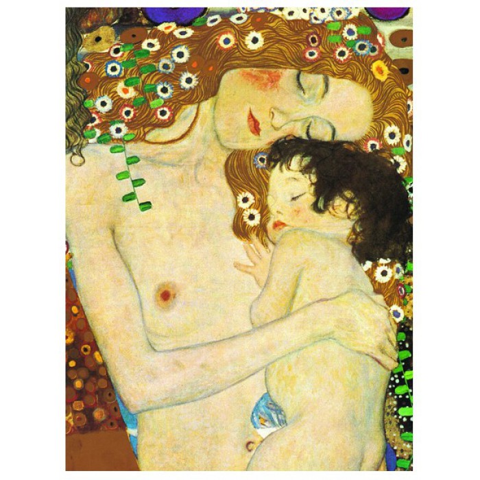 Gustav Klimt : Trois Âges de Femme, Mère et Enfant (détail)