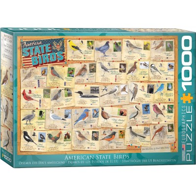 Puzzle Eurographics-6000-5327 American State Birds