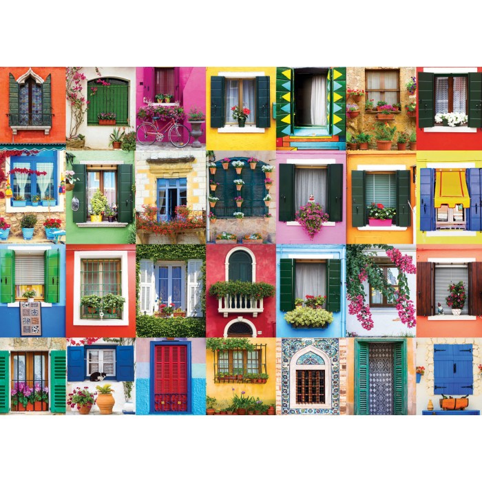 Puzzle  Eurographics-6000-5350 Mediterranean Windows