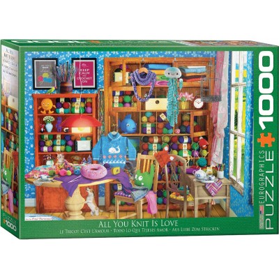 Puzzle Eurographics-6000-5405 All you Knit is Love