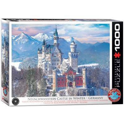 Puzzle Eurographics-6000-5419 Neuschwanstein en Hiver, Allemagne