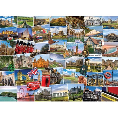 Puzzle Eurographics-6000-5464 Globetrotter Royaume Uni