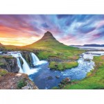 Puzzle  Eurographics-6000-5642 Islande Kirkjufell Montagne