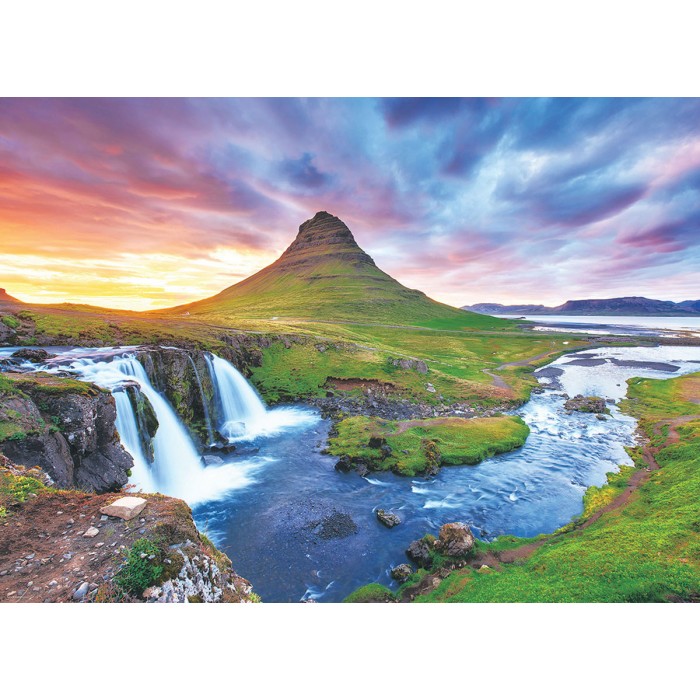 Puzzle  Eurographics-6000-5642 Islande Kirkjufell Montagne