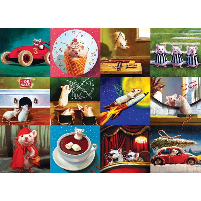 Puzzle  Eurographics-6000-5695 Drôles de Souris