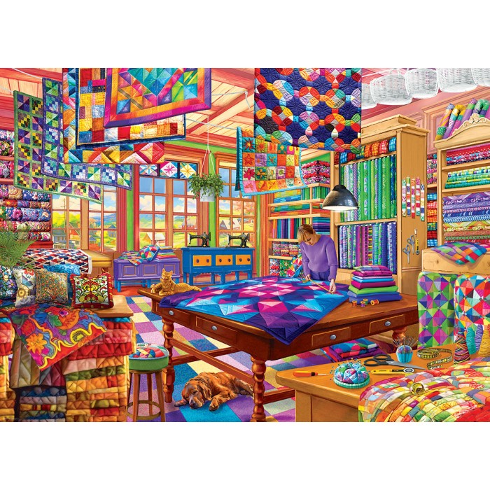 Puzzle  Eurographics-6000-5859 L'atelier de courtepointe