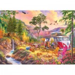 Puzzle  Eurographics-6000-5866 Camping Paradis