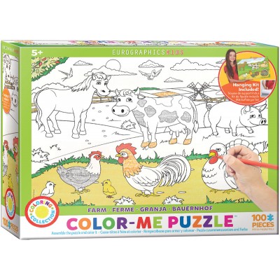 Puzzle Eurographics-6111-0893 Color Me - Ferme