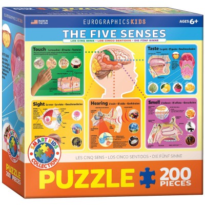 Puzzle Eurographics-6200-0305 Les 5 Sens