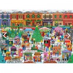 Puzzle  Eurographics-6500-5503 Pièces XXL - Downtown Holiday Festival