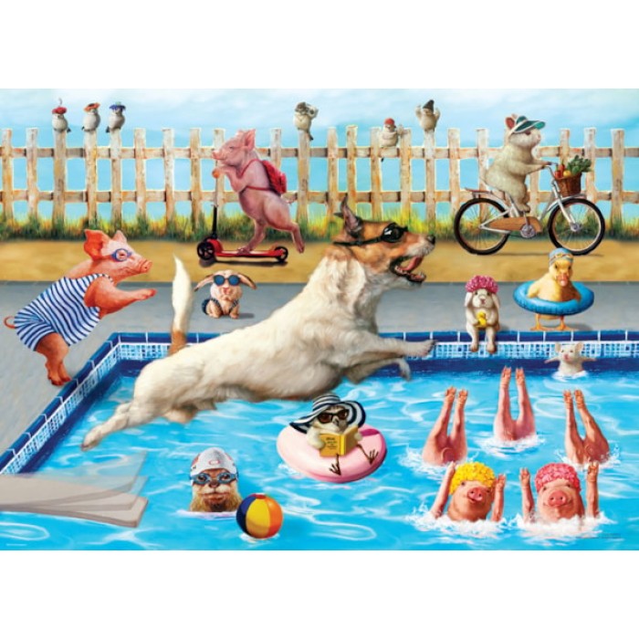 Pièces XXL - Journée de folie à la piscine - Lucia Heffer
