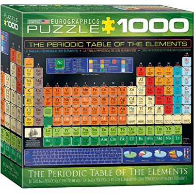 Puzzle Eurographics-8000-1001 Tableau Périodique des Eléments