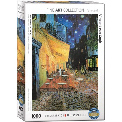 Puzzle Eurographics-8000-2143 Vincent Van Gogh - Arles, Terrasse du café le soir, Place du Forum