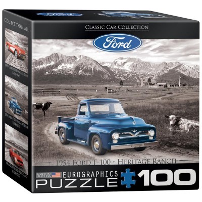 Eurographics-8104-0668 Mini Puzzle - 1954 Ford F-100