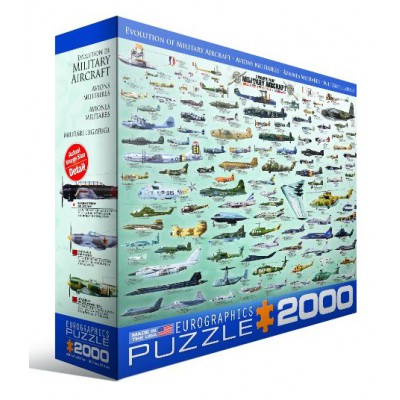 Puzzle Eurographics-8220-0578 Evolution des avions de guerre