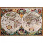 Puzzle  Eurographics-8220-1997 Antique World Map