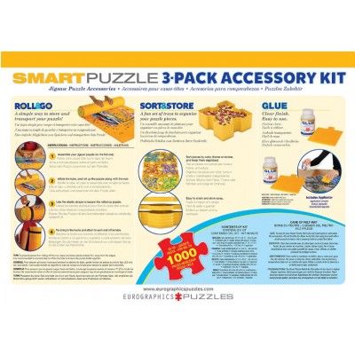 Eurographics-8955-0107 Smart-Puzzle 3-Pack Accessory Kit
