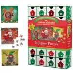   Calendrier de l'Avent - Christmas Dogs - 24 Puzzles