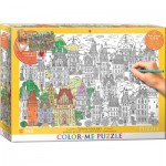 Puzzle   Color Me XXL - Maisons de Ville
