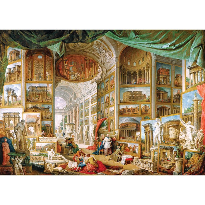 Puzzle   Galerie du Rome antique by Paolo Pannini