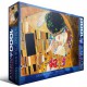 Gustav Klimt : Le baiser (détail)