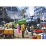 Puzzle   Flying Scotsman at Kings Cross