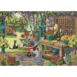 Puzzle   Pièces XXL - Nancy Wernersbach - Garden in Bloom