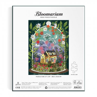 Galison-38276 Joy Laforme - Bloomarium Puzzle de 1000 pièces