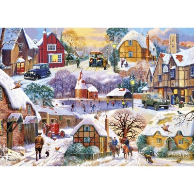 Puzzle Gibsons-G6326 Cottages d'Hiver