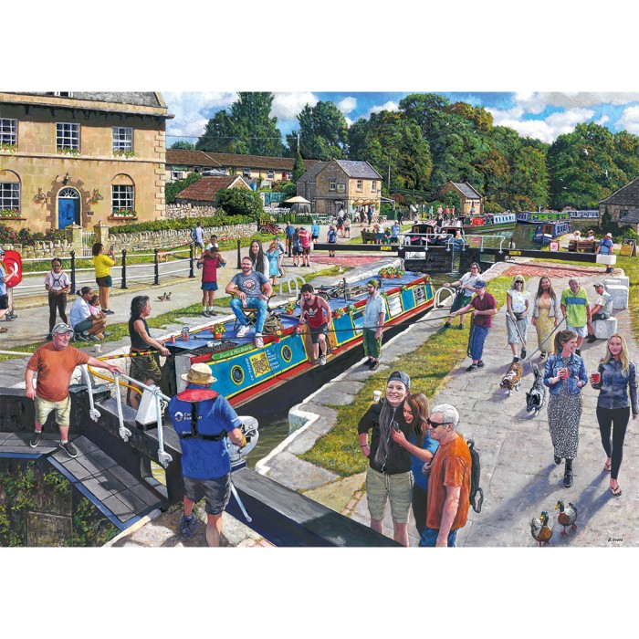 Puzzle  Gibsons-G6396 Voies Navigables du Wiltshire