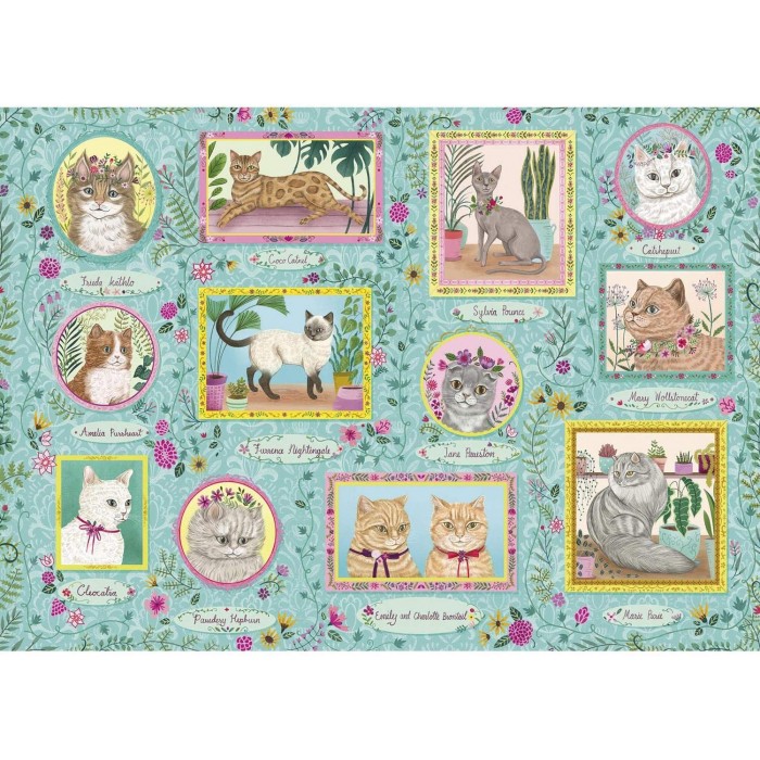 Puzzle  Gibsons-G6603 Famous Felines