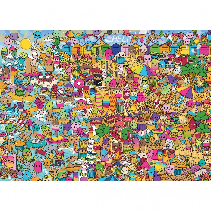 Puzzle Gibsons-G6621 Gâteaux Avec Des Visages - Sweet Retreat