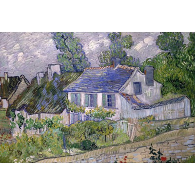 Puzzle Grafika-F-30849 Van Gogh Vincent : Maison à Auvers, 1890