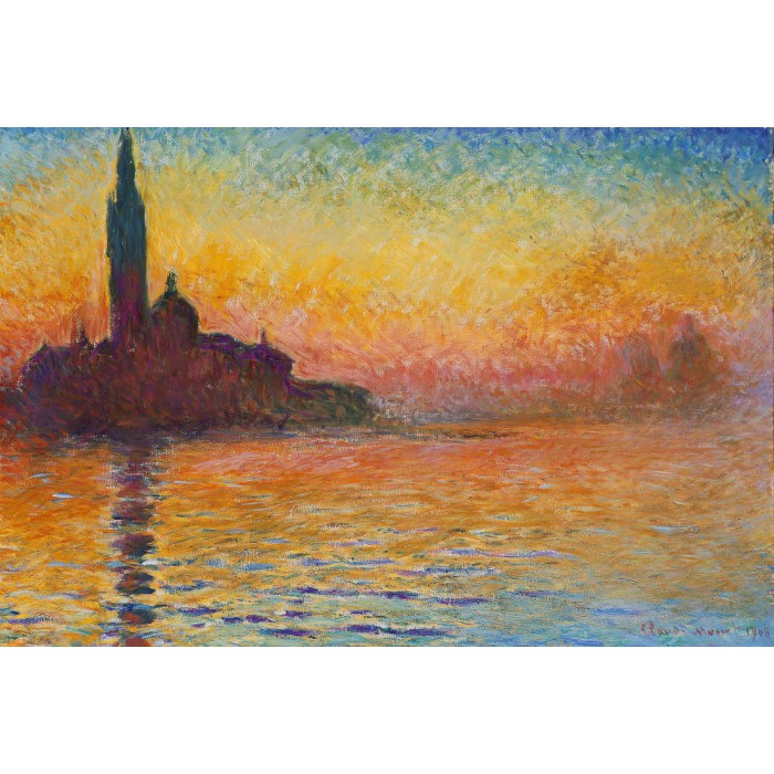 Claude Monet : Saint-Georges-Majeur au Crépuscule, 1908
