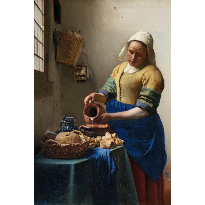 Puzzle  Grafika-F-30879 Vermeer Johannes : La Laitière, 1658-1661