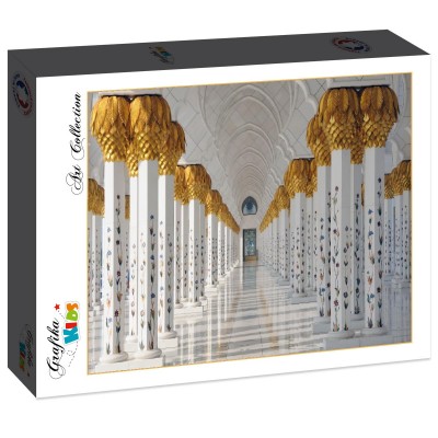 Puzzle Grafika-F-31098 Mosquée Cheikh Zayed, Abou Dabi, Emirats Arabes Unis