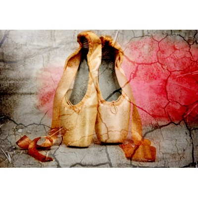 Puzzle Grafika-F-31107 Vintage Ballet Shoes