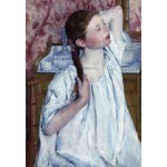 Puzzle  Grafika-F-31211 Mary Cassatt : Jeune Fille Coiffant ses Cheveux, 1886