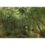 Puzzle  Grafika-F-31217 Jean-Baptiste-Camille Corot : Les Ramasseurs d'Anguille, 1860-1865 