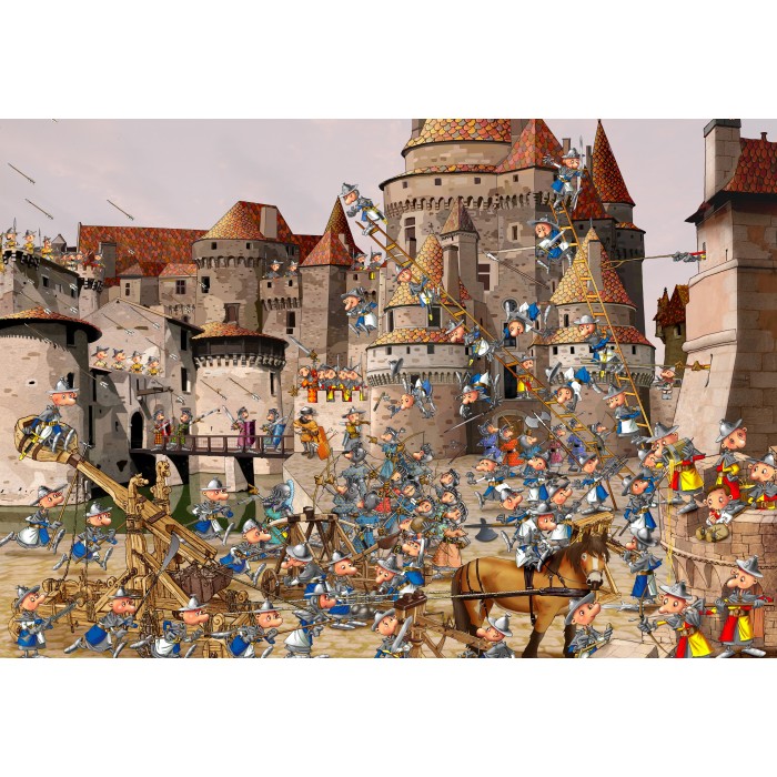 Puzzle  Grafika-F-31283 François Ruyer - Attaque du Château