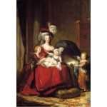 Puzzle  Grafika-F-31295 Louise-Élisabeth Vigee le Brun : Marie Antoinette et ses enfants, 1787