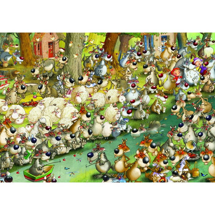 Puzzle  Grafika-F-31584 François Ruyer: Loups !