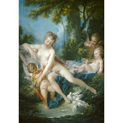 Puzzle Grafika-F-31742 François Boucher : Le Bain de Venus, 1751
