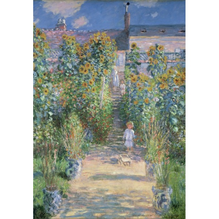 Claude Monet - Le Jardin de l'Artiste à Vétheuil, 1880