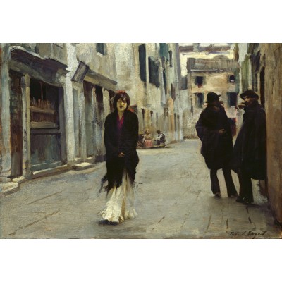 Puzzle Grafika-F-32095 John Singer Sargent : Rue à Venise, 1882