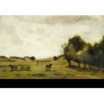 Puzzle  Grafika-F-32159 Jean-Baptiste-Camille Corot : Vue près d'Epernon, 1850-1860