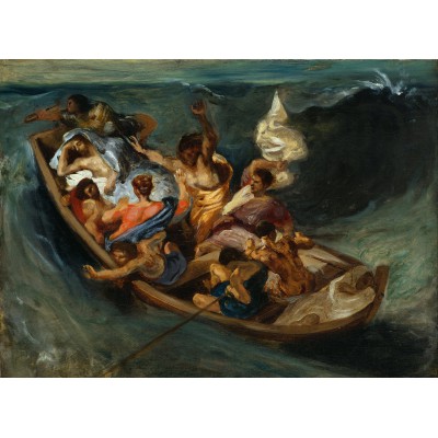 Puzzle Grafika-Kids-00290 Delacroix Eugène : Christ sur la Mer de Galilée, 1841