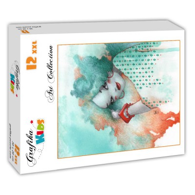 Puzzle Grafika-Kids-00777 Pièces XXL - Misstigri : Mint