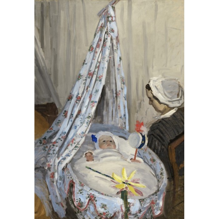 Pièces XXL - Claude Monet - The Cradle - Camille with the Artist's Son Jean, 1867