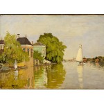 Puzzle   Claude Monet: Maisons sur le Achterzaan, 1871
